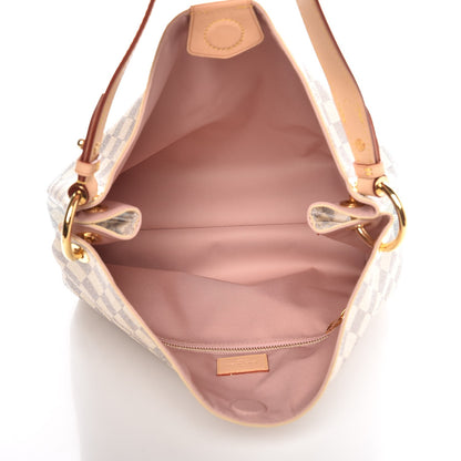 Louis Vuitton Damier Azur Graceful PM Rose Ballerine 5 of 9