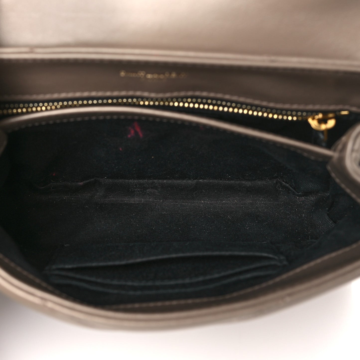 Calfskin Y Quilted Monogram Toy Loulou Crossbody Bag Greyish Brown