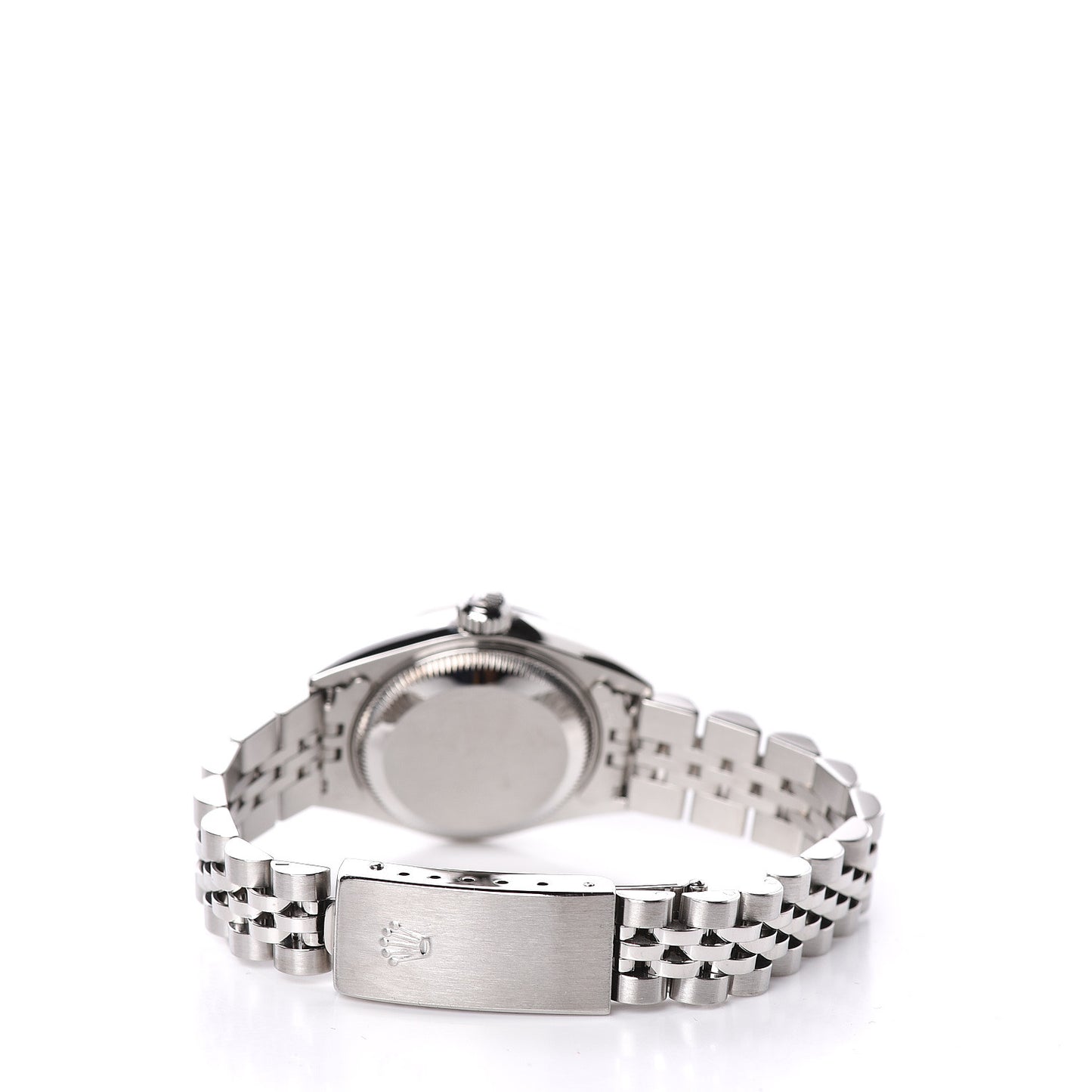 Stainless Steel 18K White Gold Diamond 26mm Oyster Perpetual Datejust Watch Silver Jubilee 79174