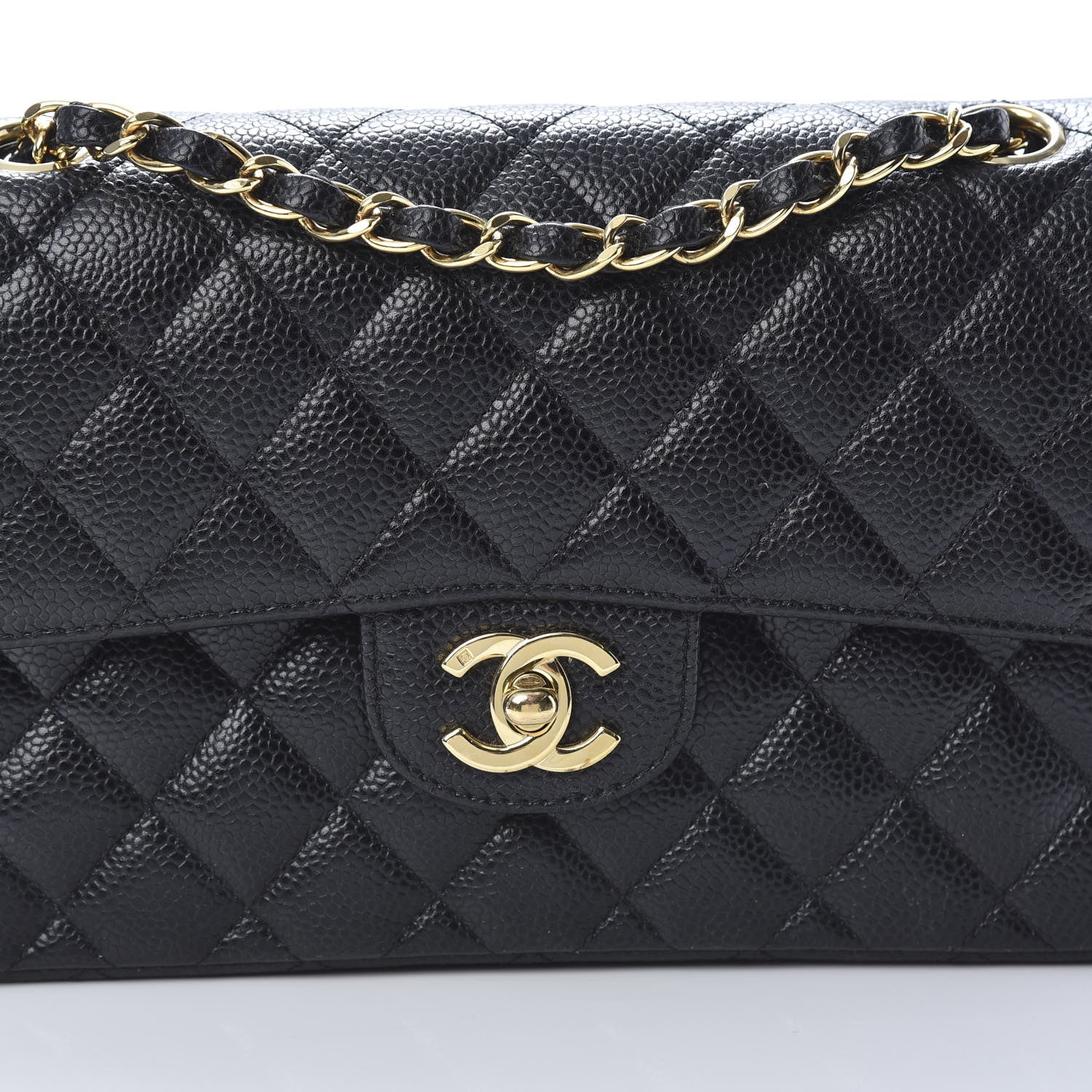 Chanel Caviar Quilted Small Double Flap Black 8 of 14