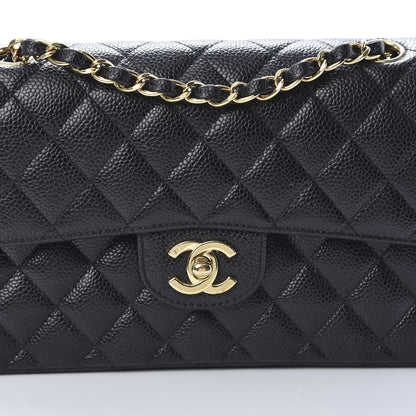 Chanel Caviar Quilted Small Double Flap Black 8 of 14