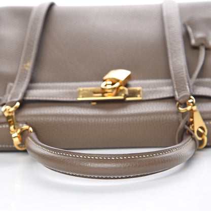 Hermes Taurillon Clemence Kelly Retourne 28 Etoupe 31 of 38