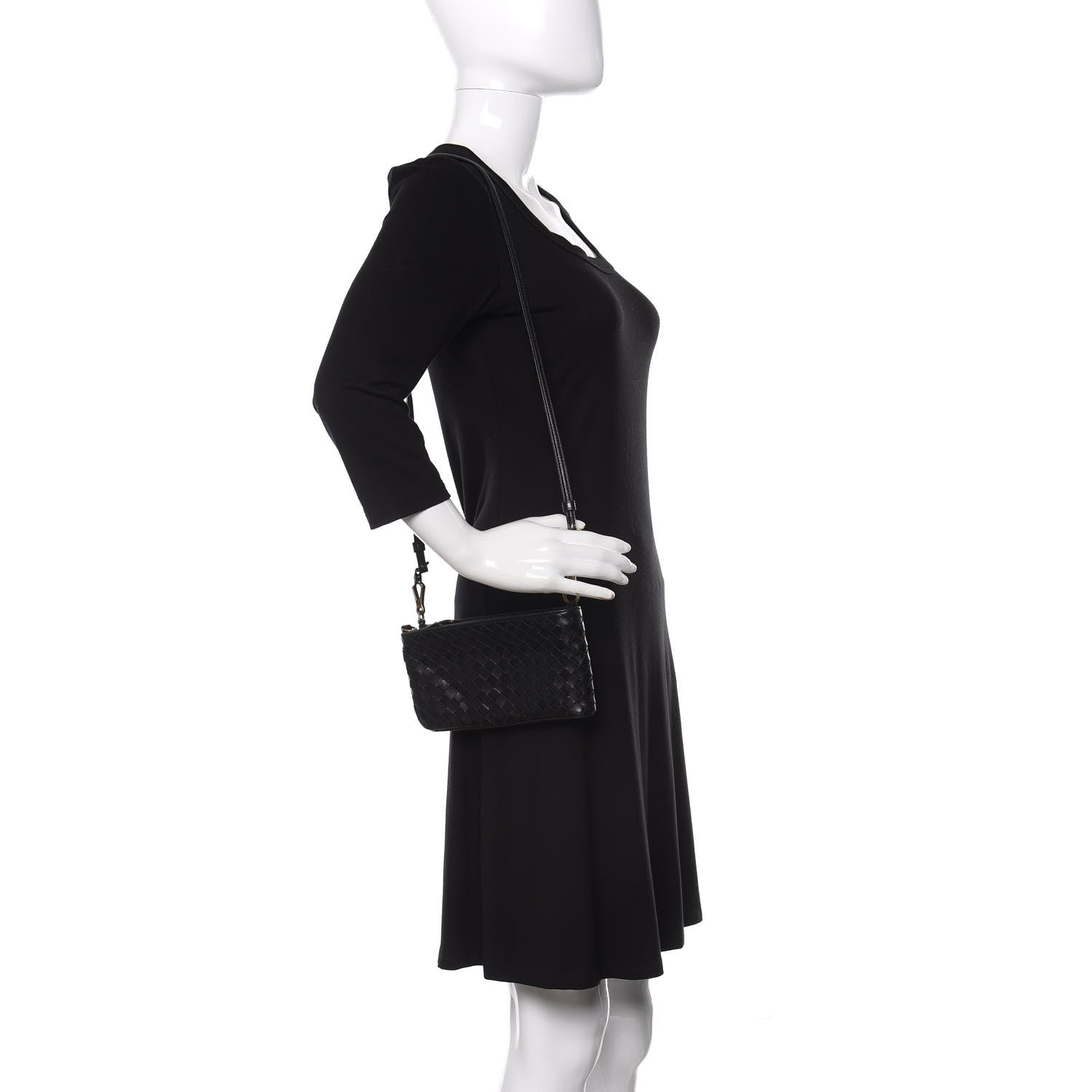 Bottega Veneta Nappa Intrecciato Convertible Clutch Black 2 of 11