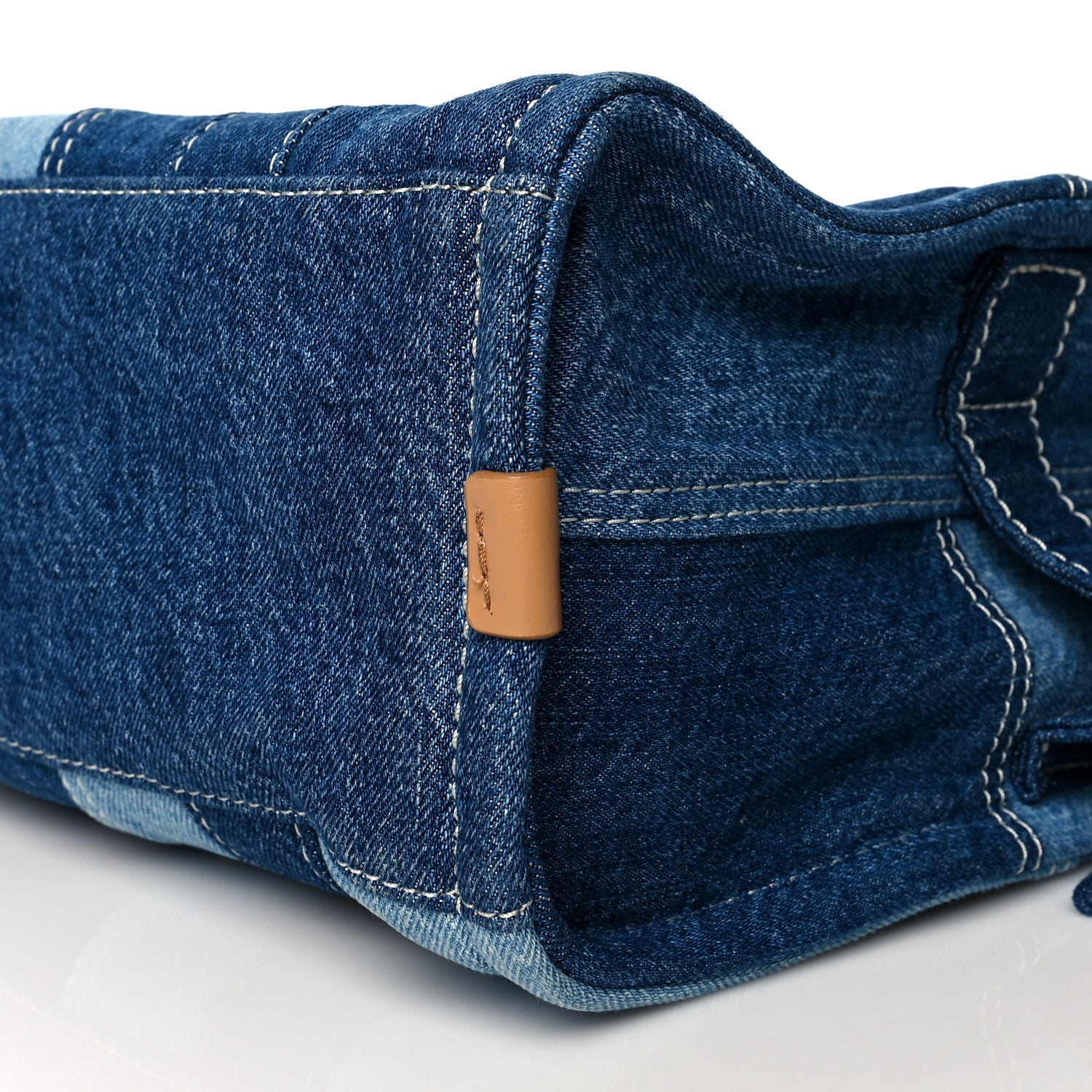 Marc Jacobs Denim Canvas Small Tote Bag Blue 9 of 9