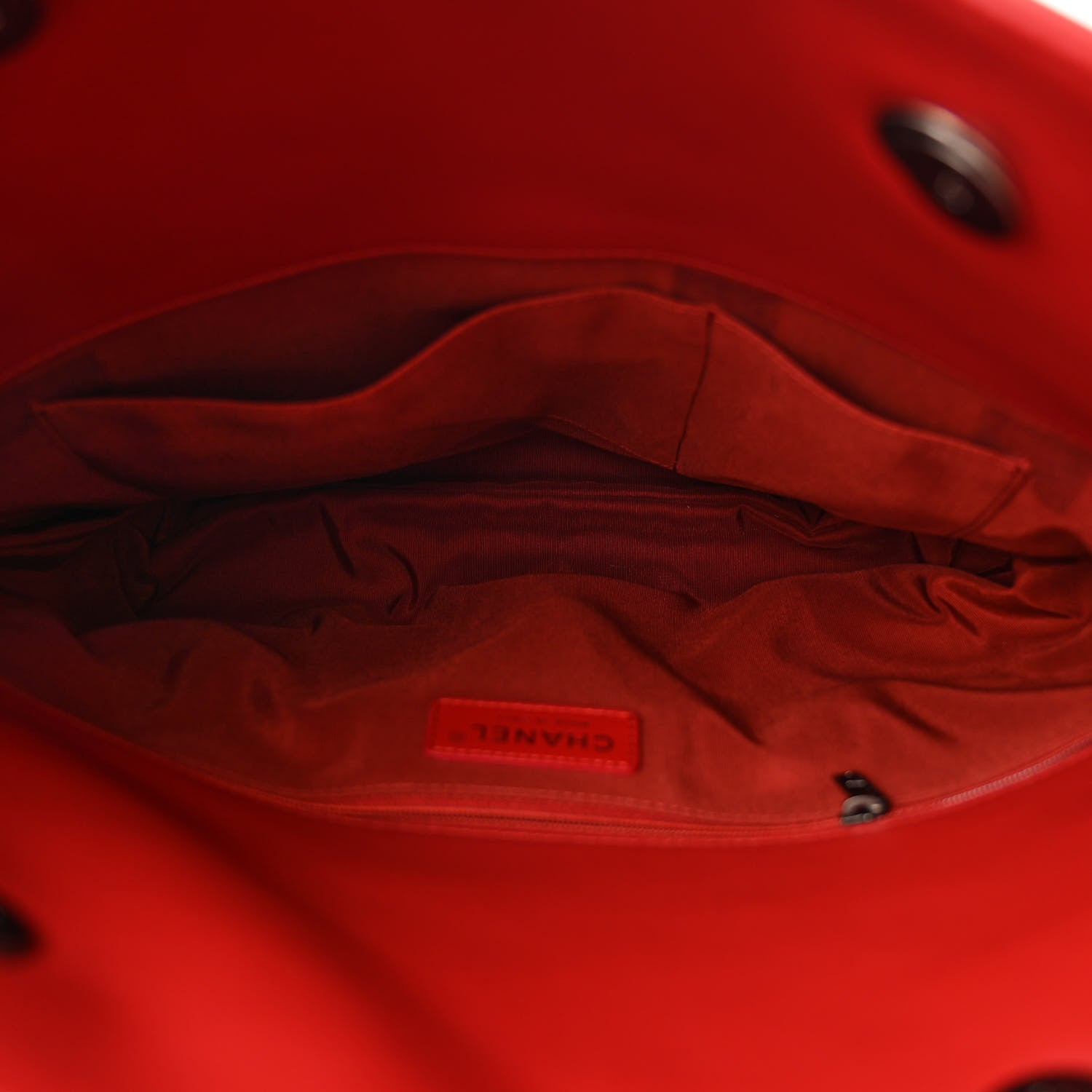 Chanel Lambskin Quilted Urban Delight Tote Red 5 of 12