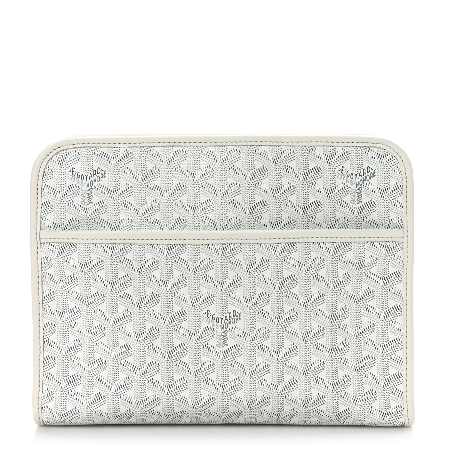 Goyardine Jouvence Toiletry Pouch White