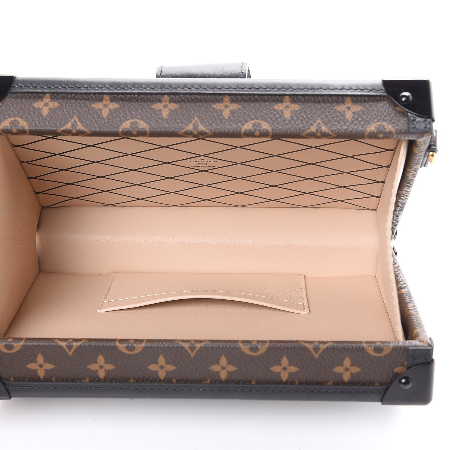 Louis Vuitton Monogram Petite Malle Black 10 of 13