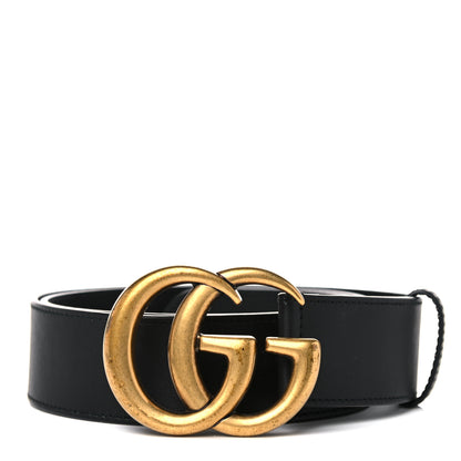 Gucci Calfskin Double G 40mm Belt 90 36 Black 1 of 6
