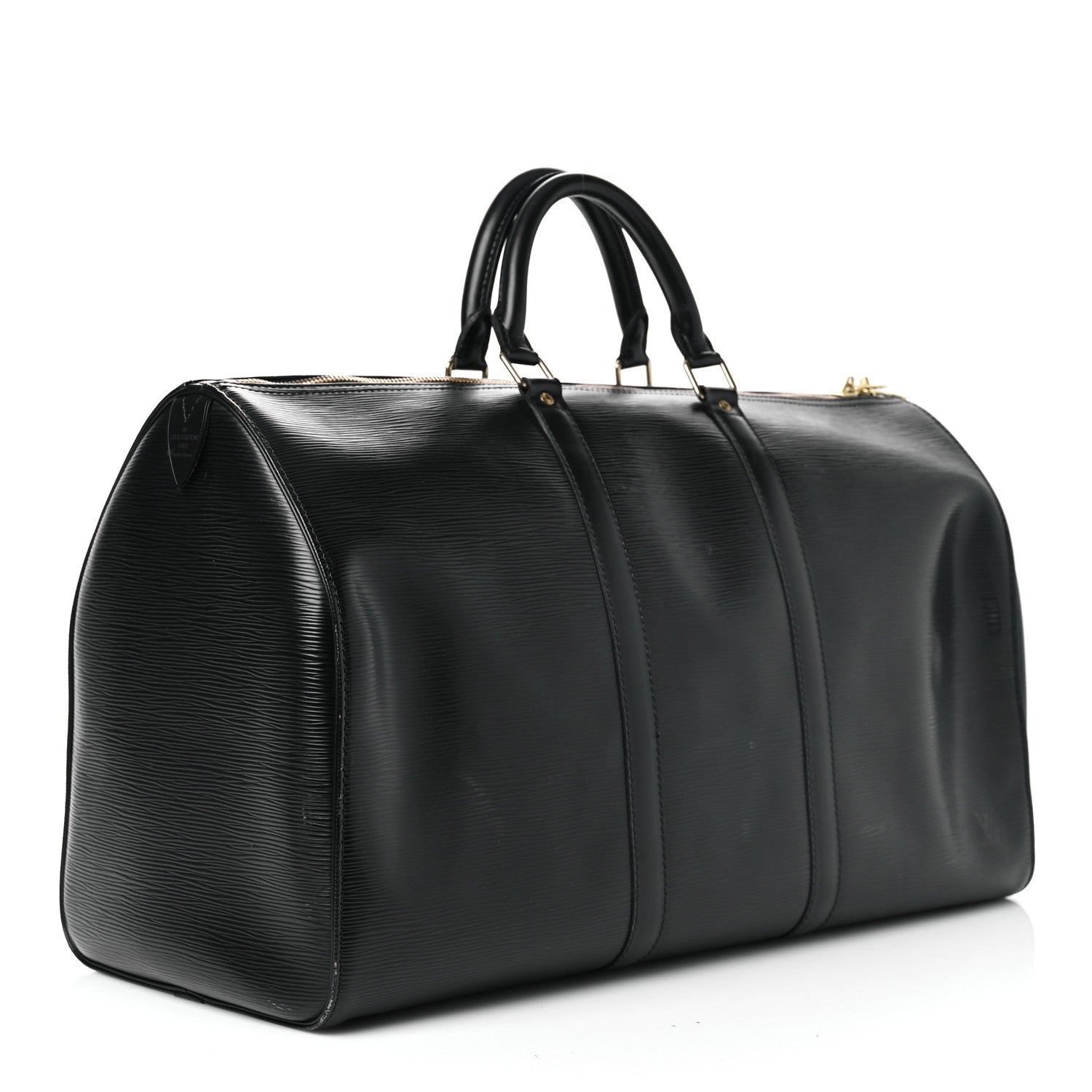 Louis Vuitton Epi Keepall 50 Black 2 of 12