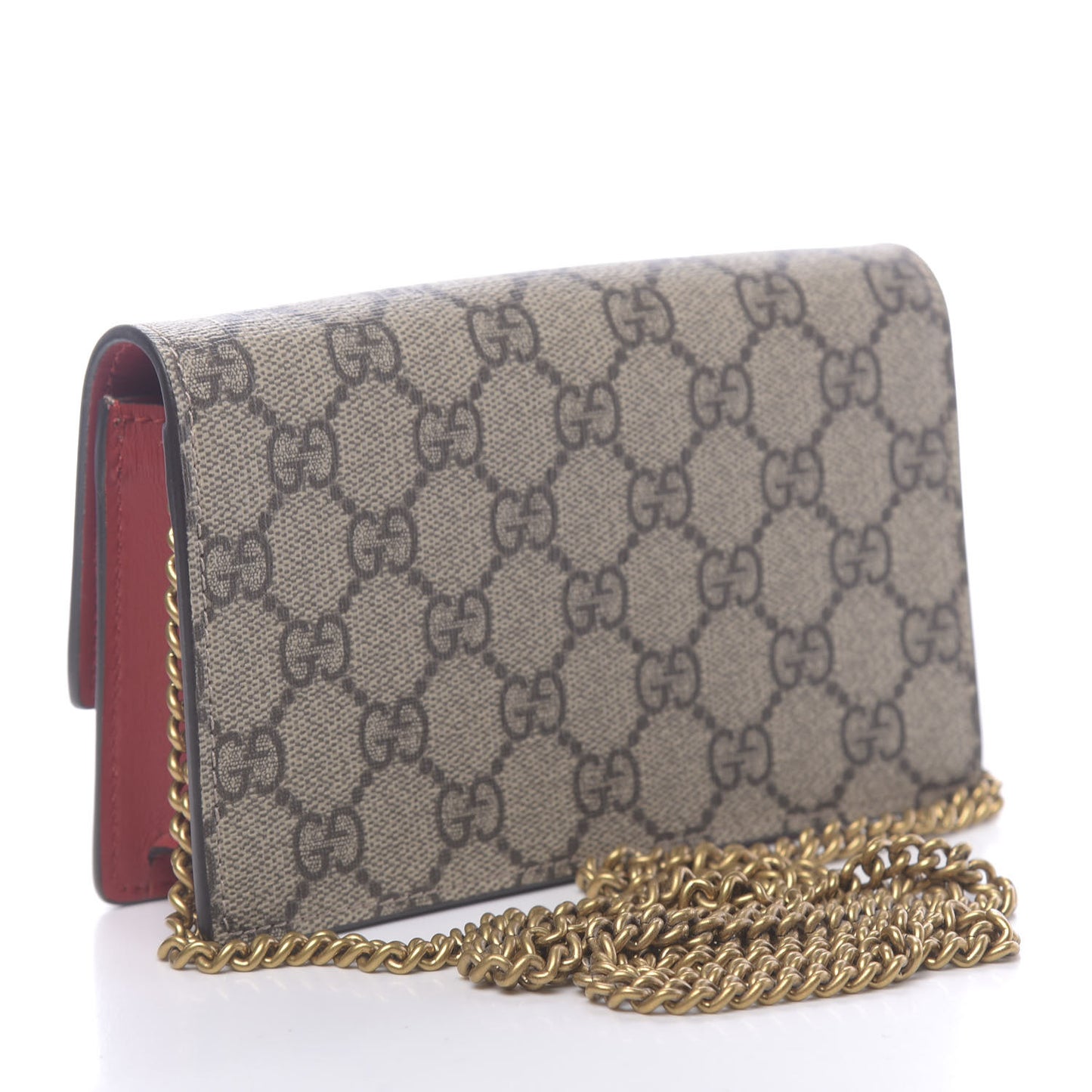 GG Supreme Monogram Mini Cherry Chain Bag