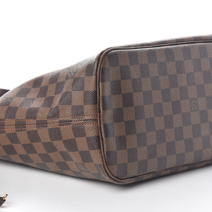 Louis Vuitton Damier Ebene Neo Neverfull MM Rose Ballerine 10 of 12