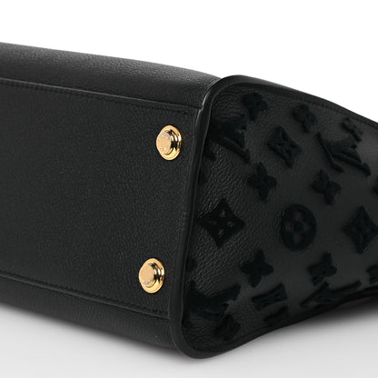 Louis Vuitton Calfskin Monogram Tufting On My Side Black 9 of 9