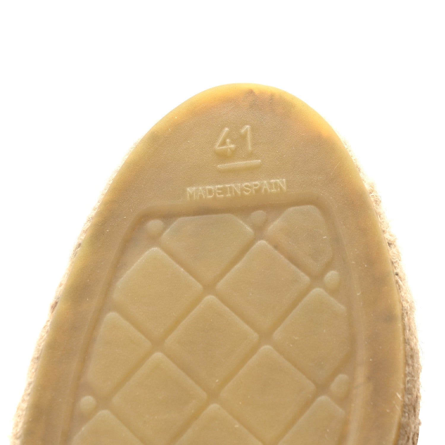 Chanel Lambskin CC Espadrilles 41 Beige Black 12 of 13