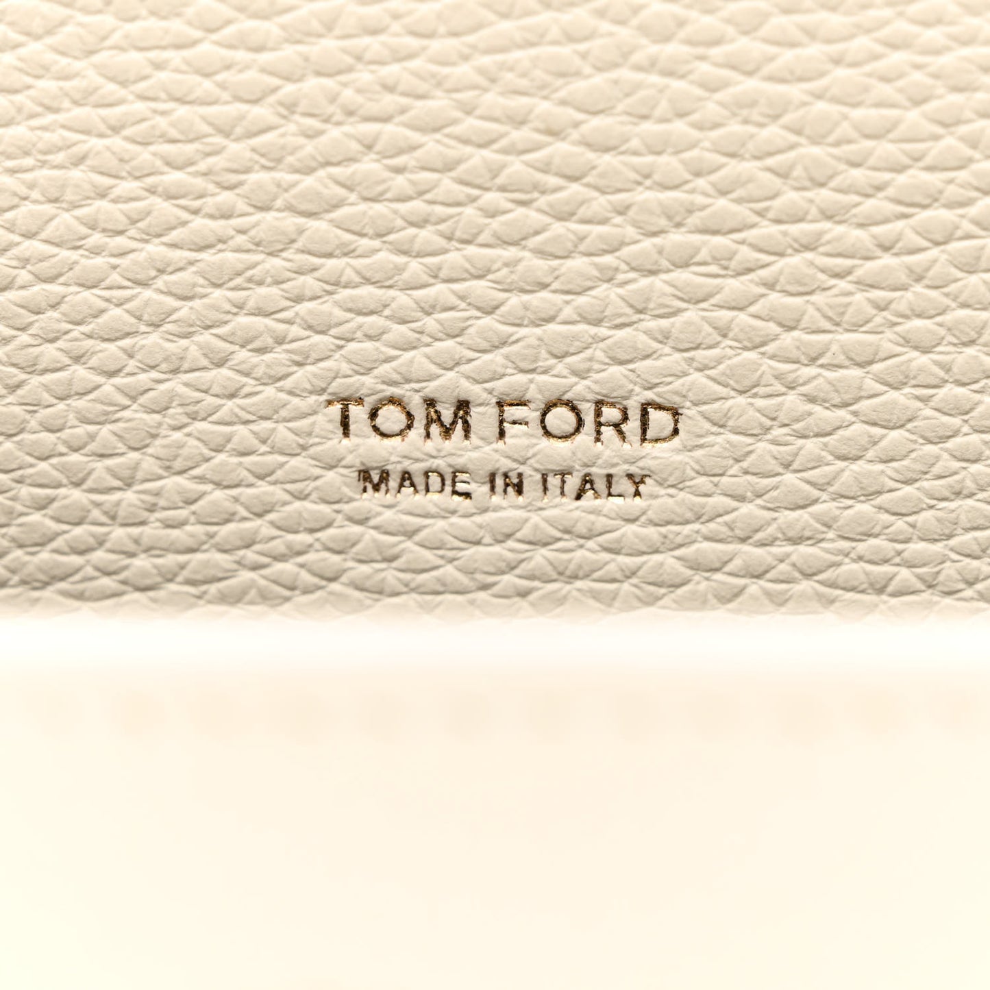 Grained Calfskin T Clasp Tara Crossbody Bag White