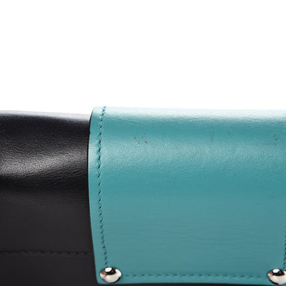 Prada City Calf Crystal Embellished Ribbon Bag Nero Black Jade 13 of 14