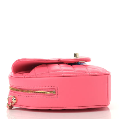 Chanel Lambskin Quilted CC In Love Heart Bag Pink 4 of 13