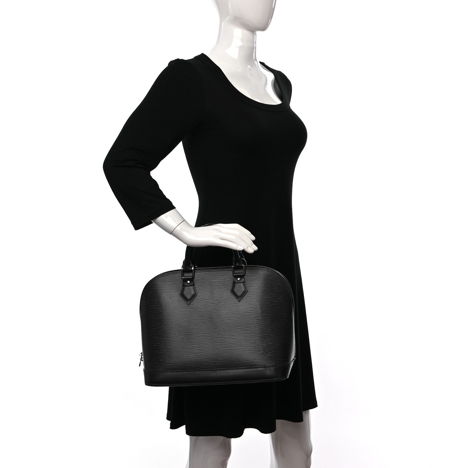 Louis Vuitton Epi Alma PM Black 2 of 13