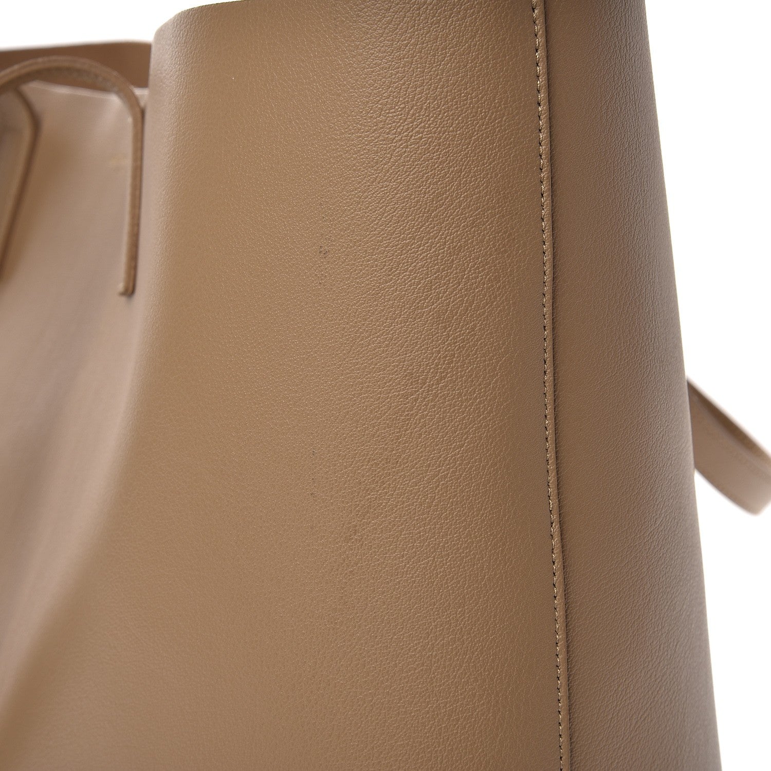 Saint Laurent Calfskin Large Shopping Tote Dark Beige 9 of 13