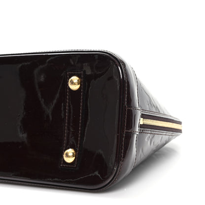 Louis Vuitton Vernis Alma MM Amarante 9 of 10