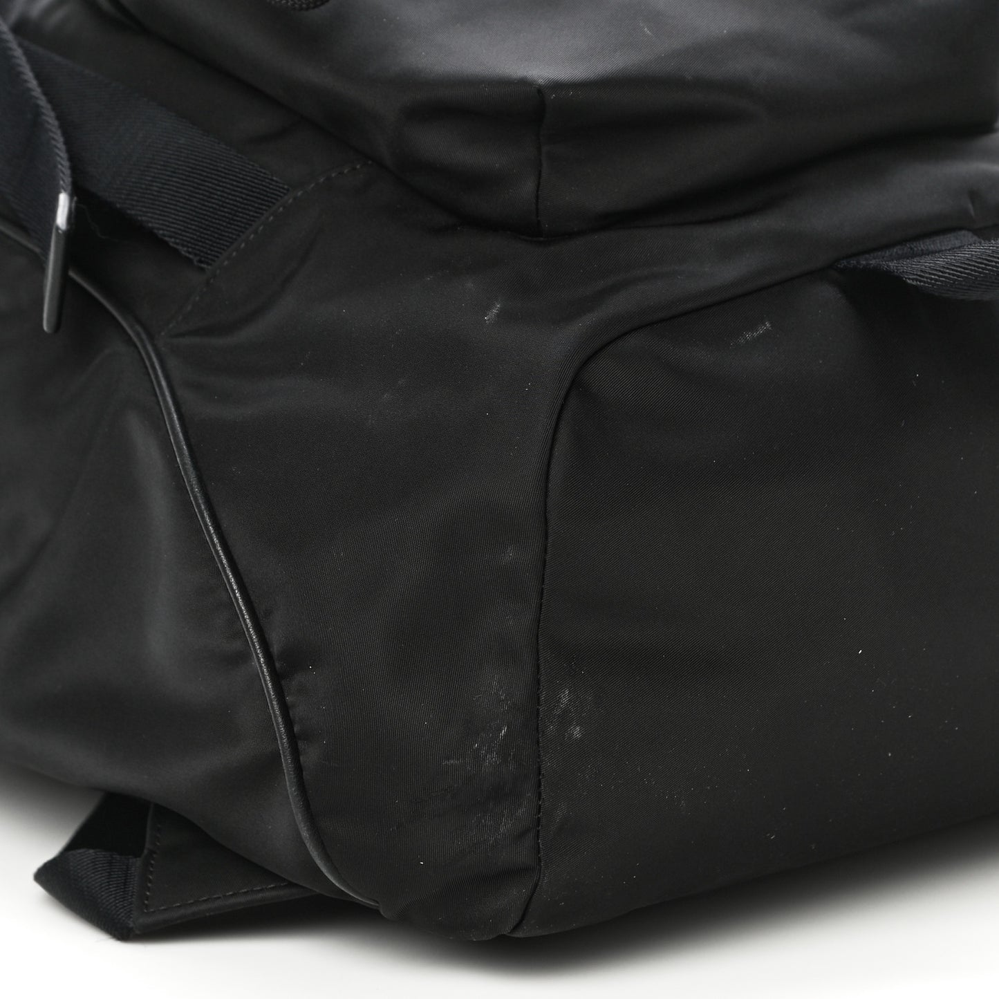 Nylon Logo Print Rocky Backpack Black