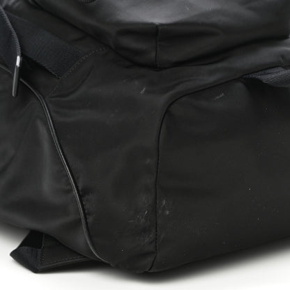 Burberry Nylon Logo Print Rocky Backpack Black 7 of 19
