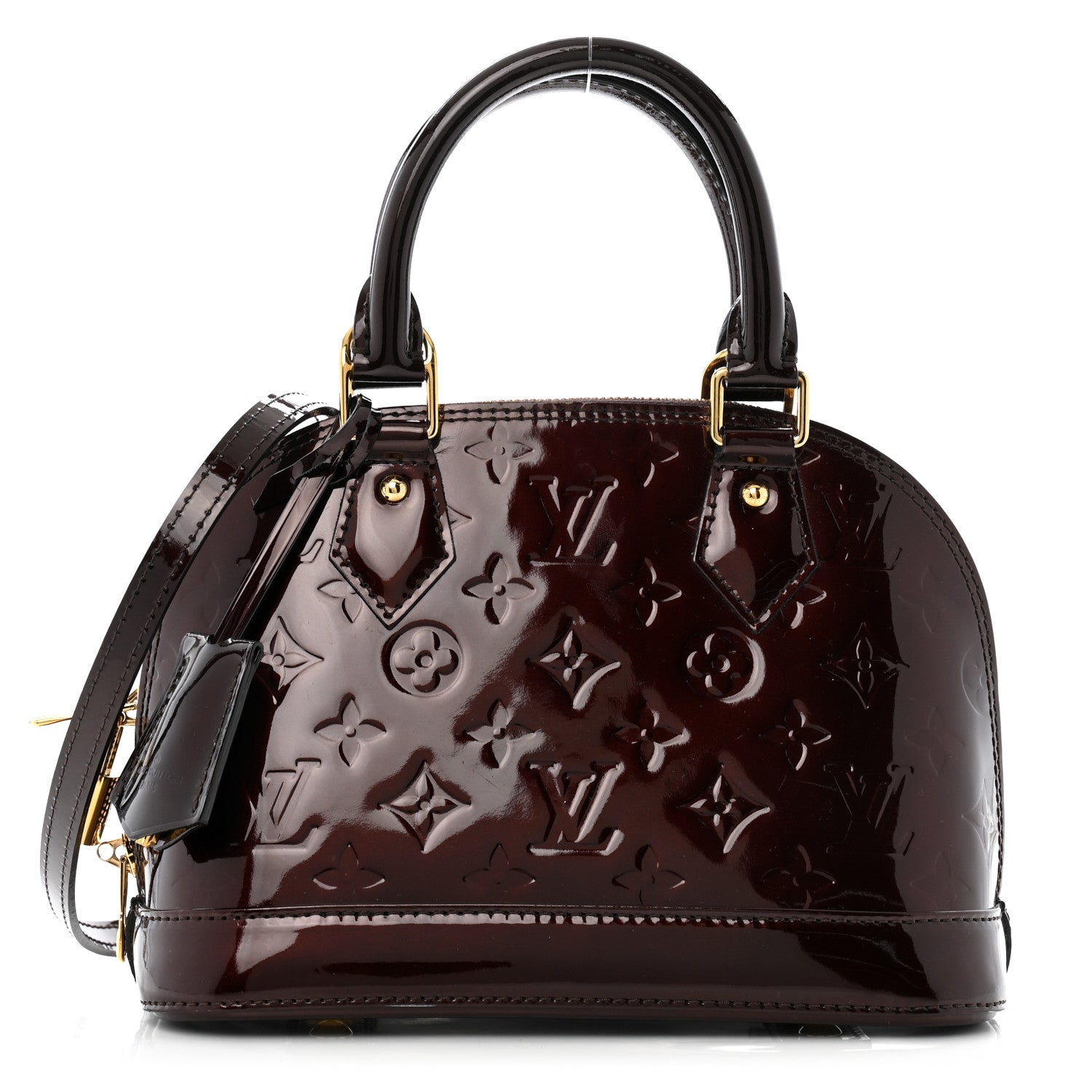 Louis Vuitton Vernis Alma BB Amarante 1 of 11