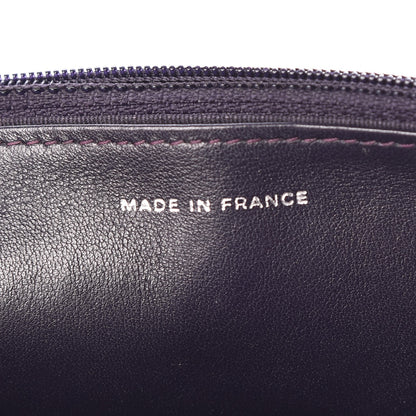 Chanel Patent Quilted Wallet On Chain WOC Dark Purple 6 of 9