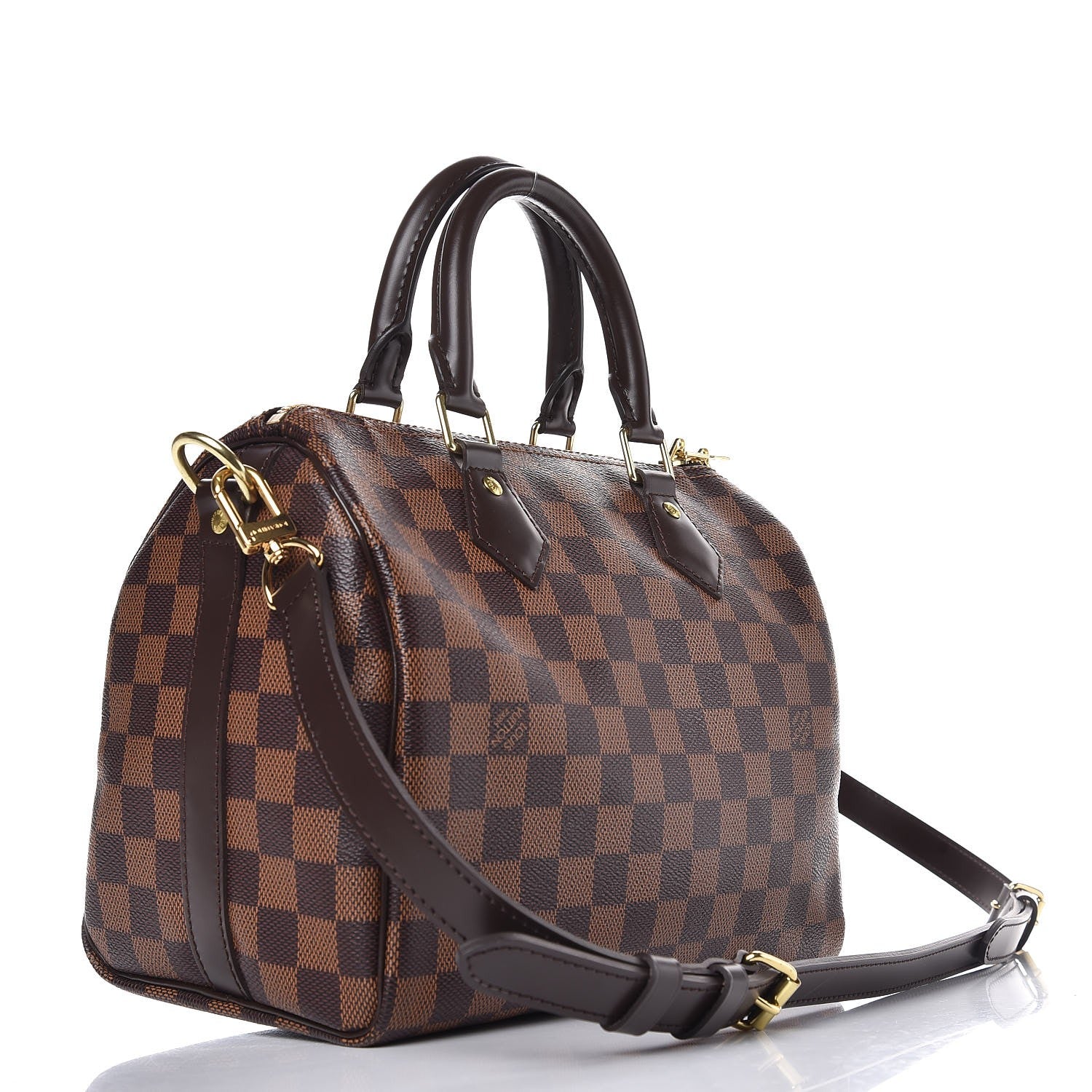 Louis Vuitton Damier Ebene Speedy Bandouliere 25 3 of 9
