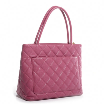 Chanel Caviar Medallion Tote Pink 3 of 7