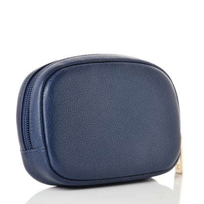 Chanel Goatskin CC Cosmetic Case Navy 3 of 7