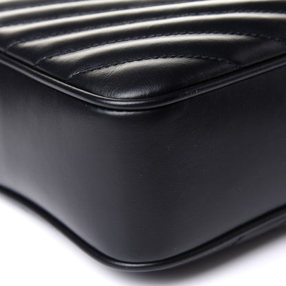 Saint Laurent Calfskin Matelasse Monogram Lou Camera Bag Black 9 of 10