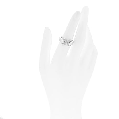 Cartier 18K White Gold Diamond C De Cartier Ring 53 6.5 2 of 4