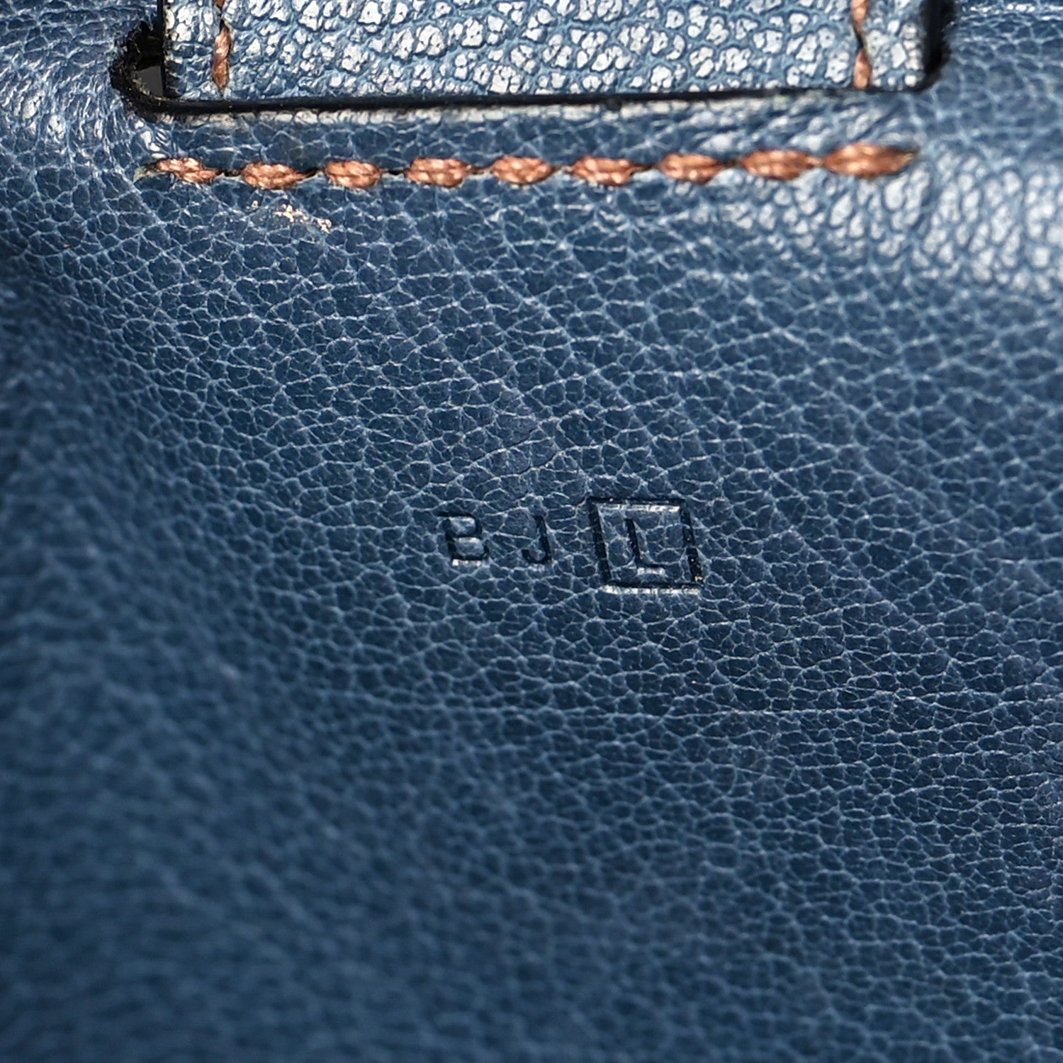Hermes Buffle Dimitri Long Wallet Bleu Thalassa 7 of 12