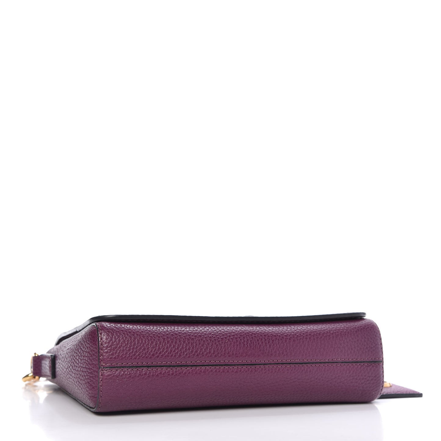 Grained Calfskin Small Gotham Shoulder Bag Iris