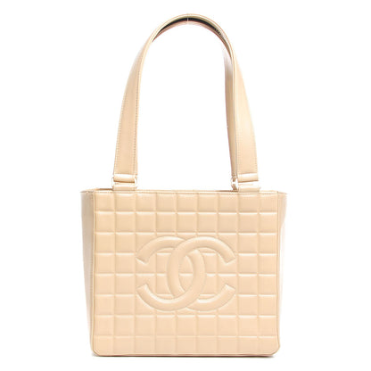 Chanel Lambskin Chocolate Bar Quilted Small Shoulder Bag Light Beige 1 of 7