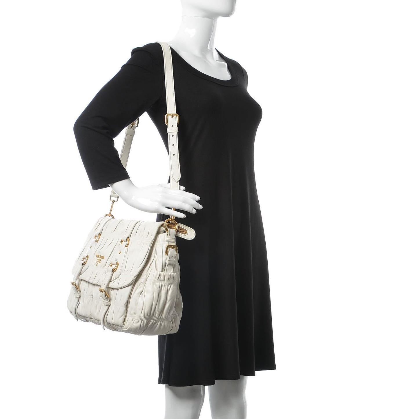 Nappa Dressy Gaufre Messenger Talco