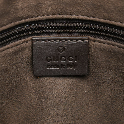 Gucci GG Supreme Monogram Small Zippered Tote Dark Brown 6 of 11