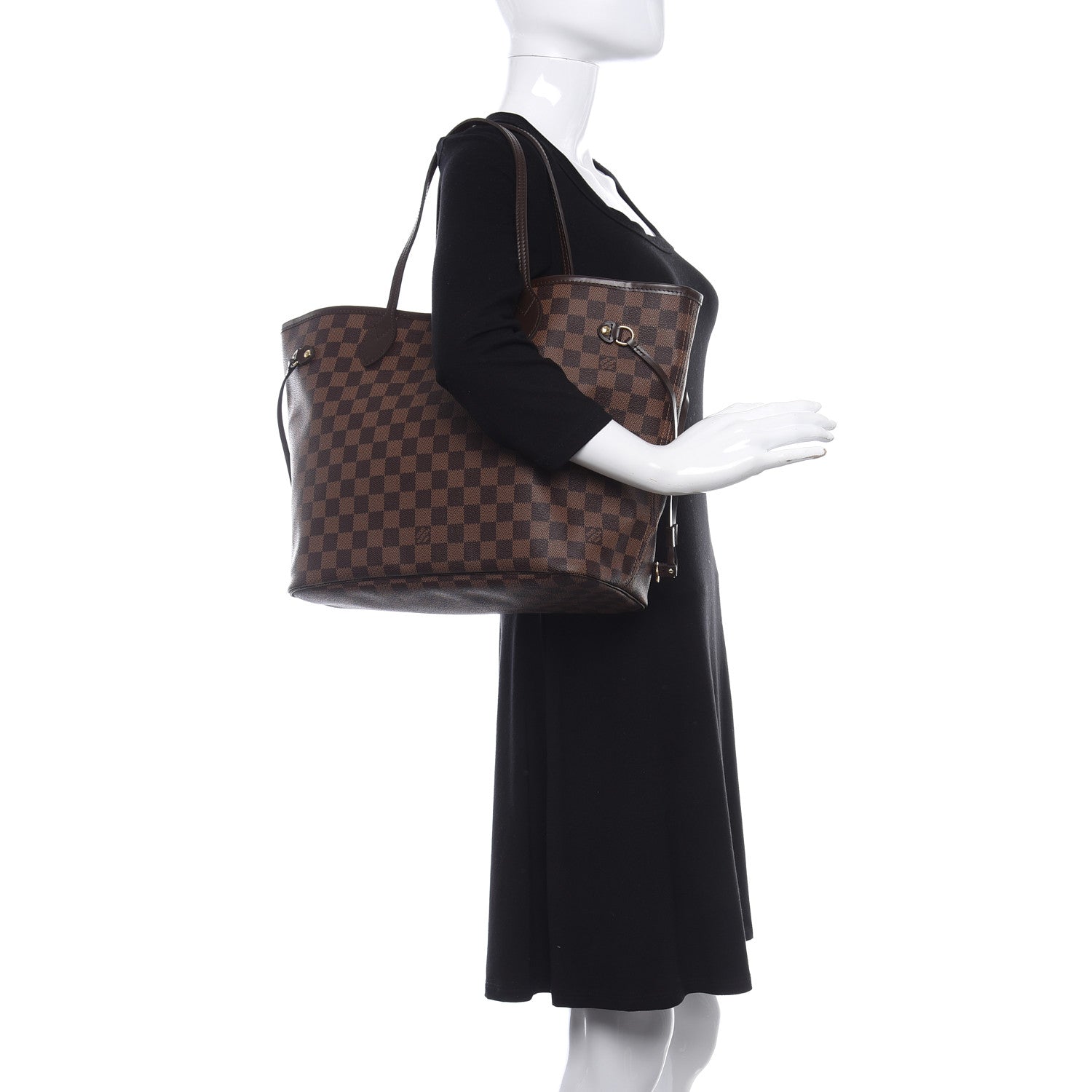 Louis Vuitton Damier Ebene Neo Neverfull MM 2 of 14