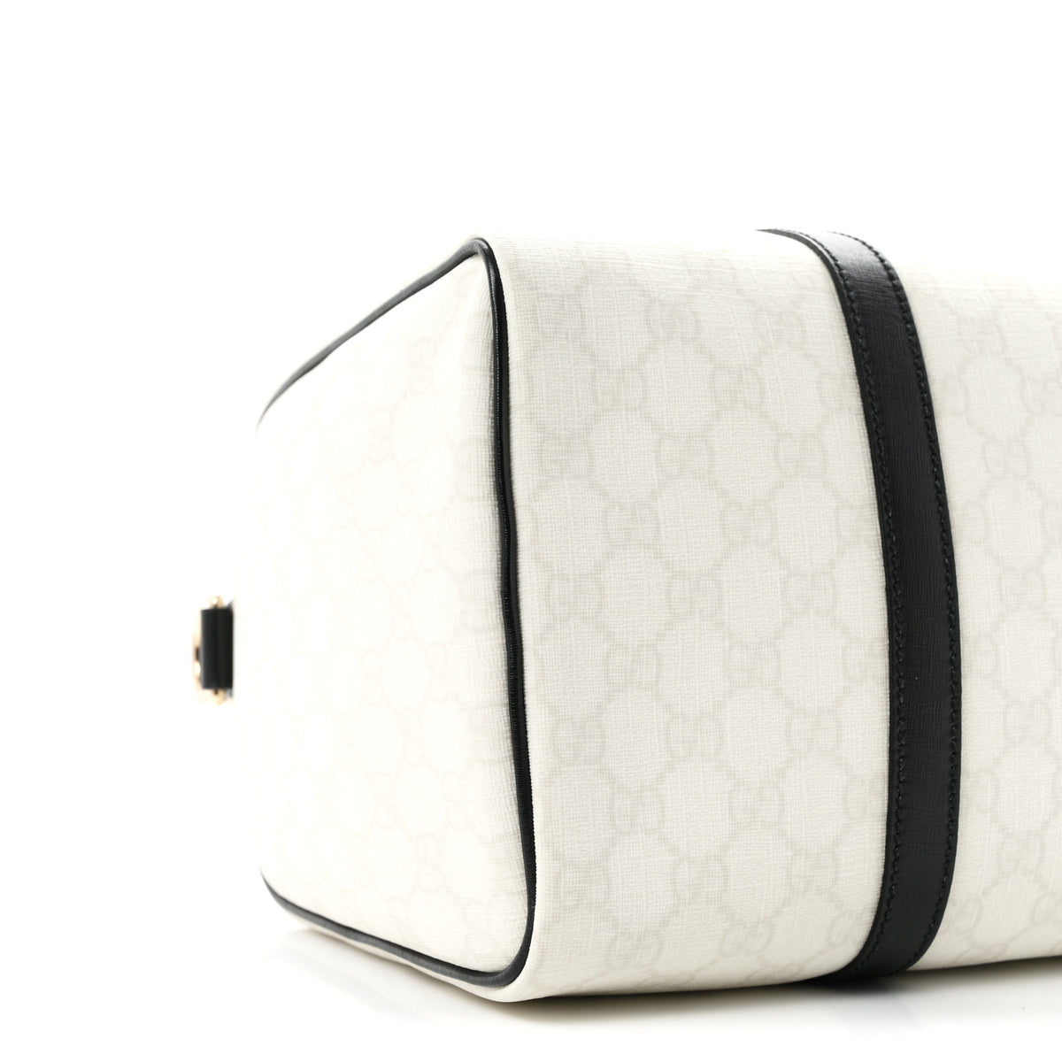 GG Plus Monogram Medium Joy Boston White Black