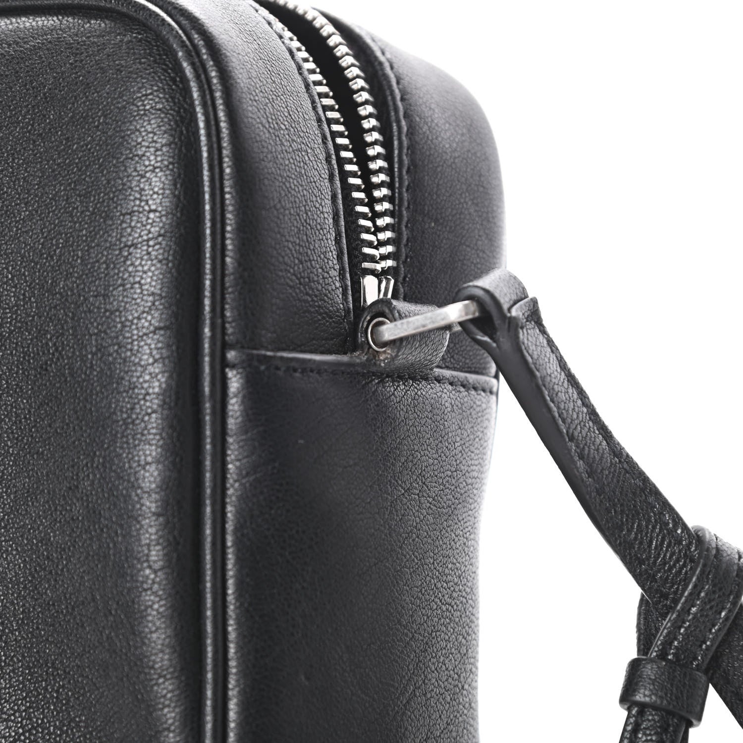 Saint Laurent Lambskin Monogram Small Lou Camera Bag Black 13 of 13