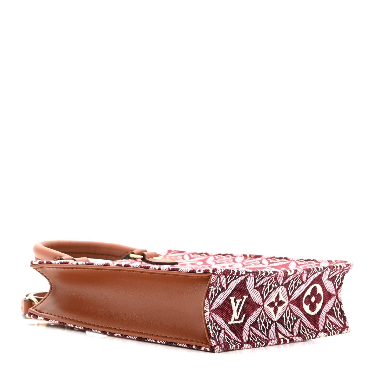 Louis Vuitton Jacquard Since 1854 Petit Sac Plat Bordeaux 4 of 11