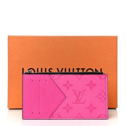 Louis Vuitton Taigarama Coin Card Holder Fuchsia 7 of 7