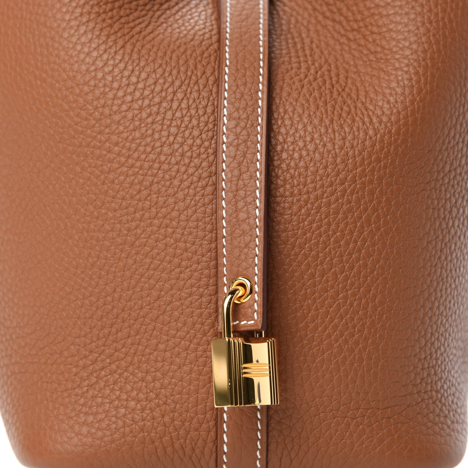 Hermes Taurillon Clemence Picotin Lock 18 PM Gold 10 of 11