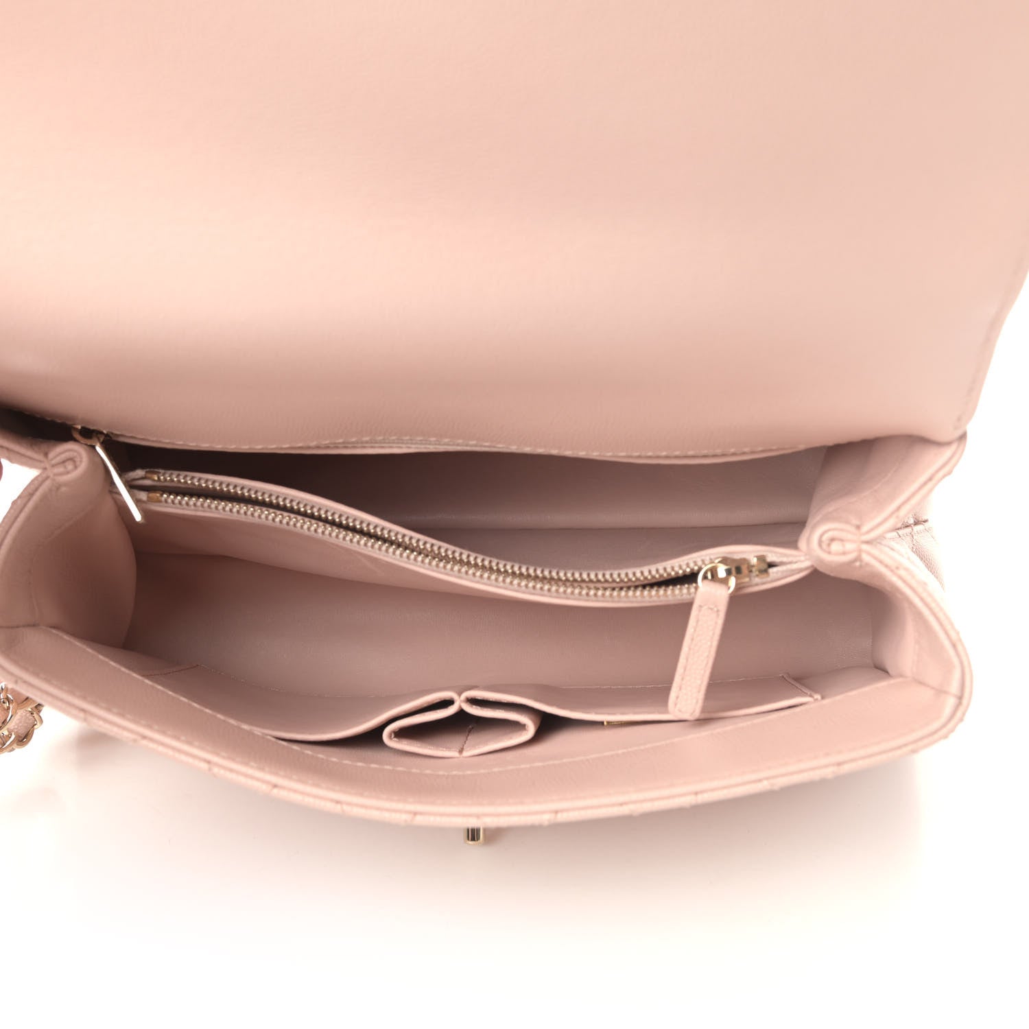 Chanel Caviar Quilted Small Coco Handle Flap Light Pink 4 of 6