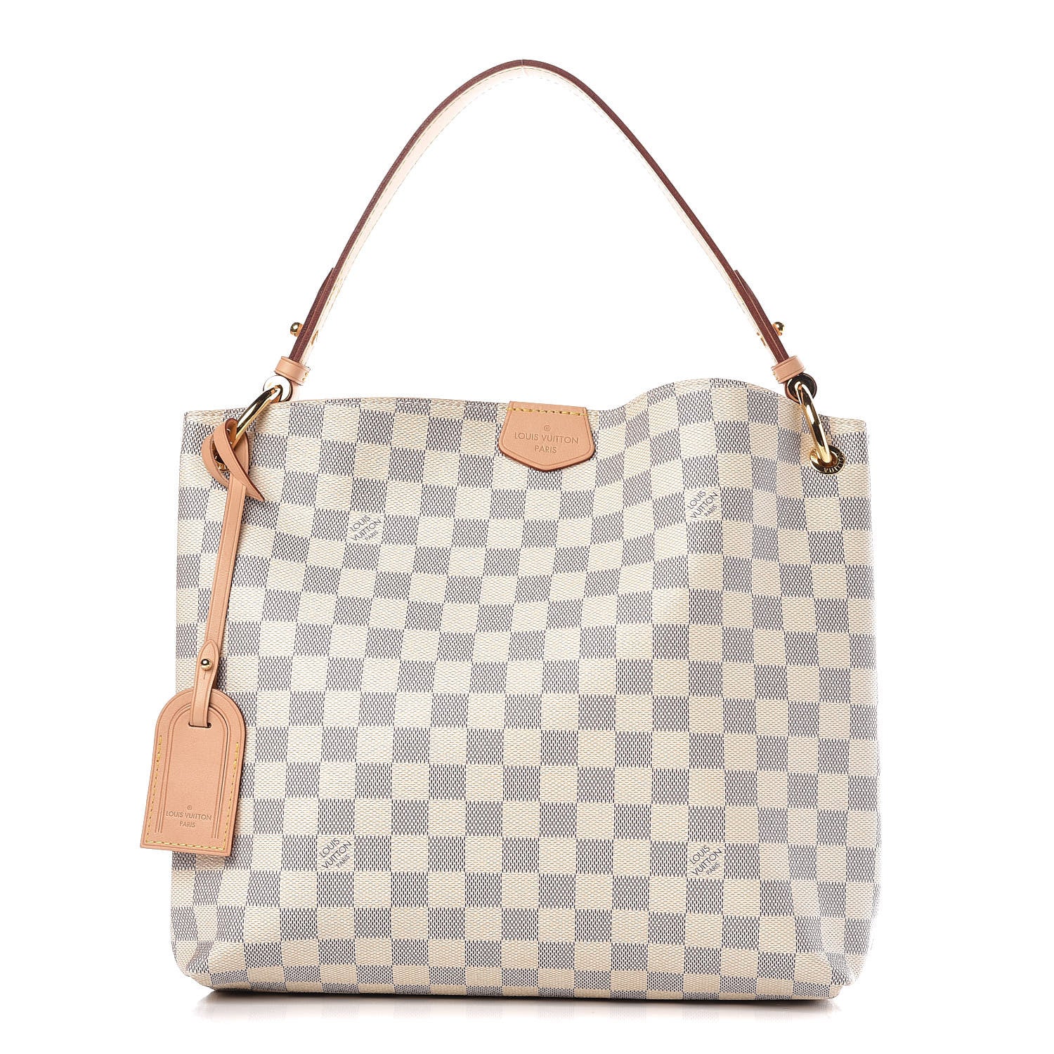 Louis Vuitton Damier Azur Graceful PM Rose Ballerine 1 of 9