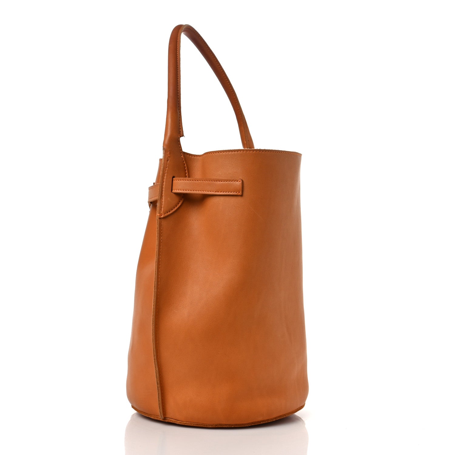 Celine Smooth Calfskin Big Bag Bucket Orange 2 of 7