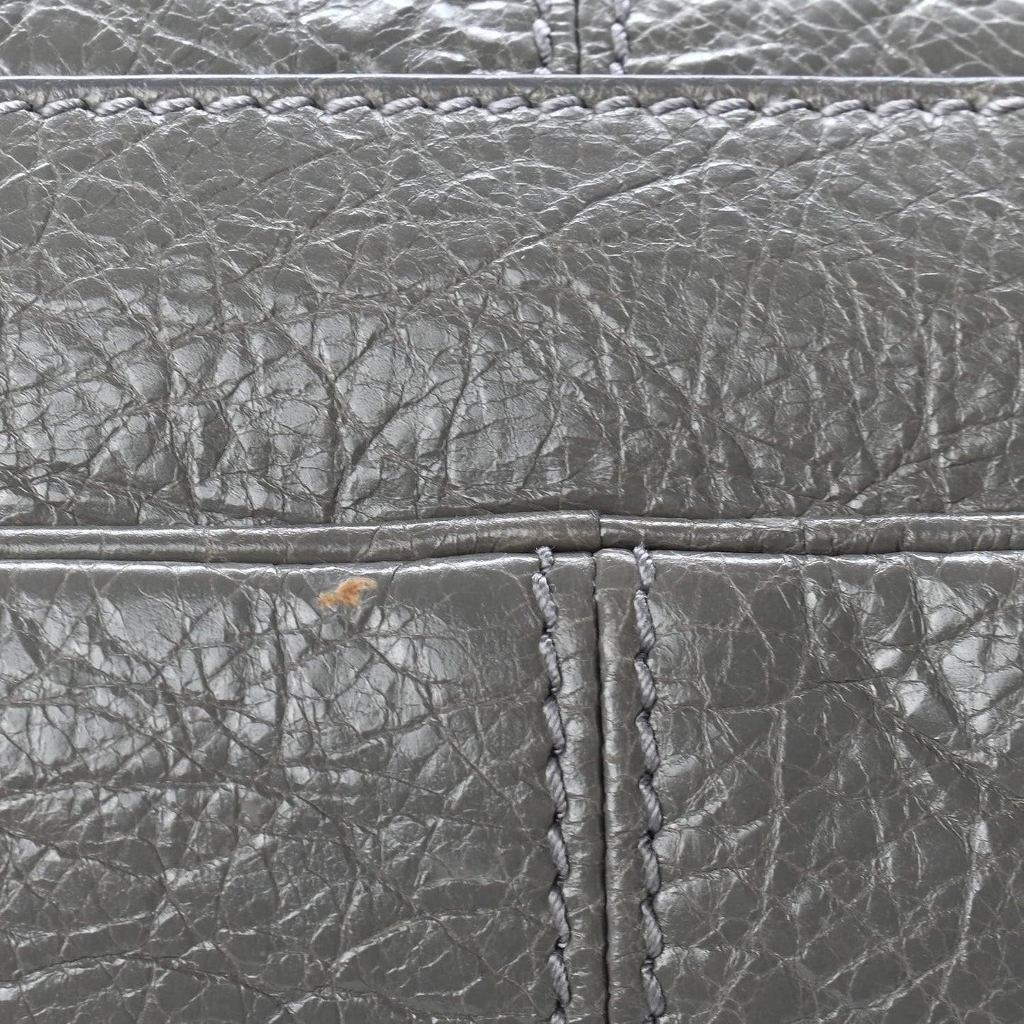 Agneau Classic Hardware Mens Mini Folder Gris Fumee