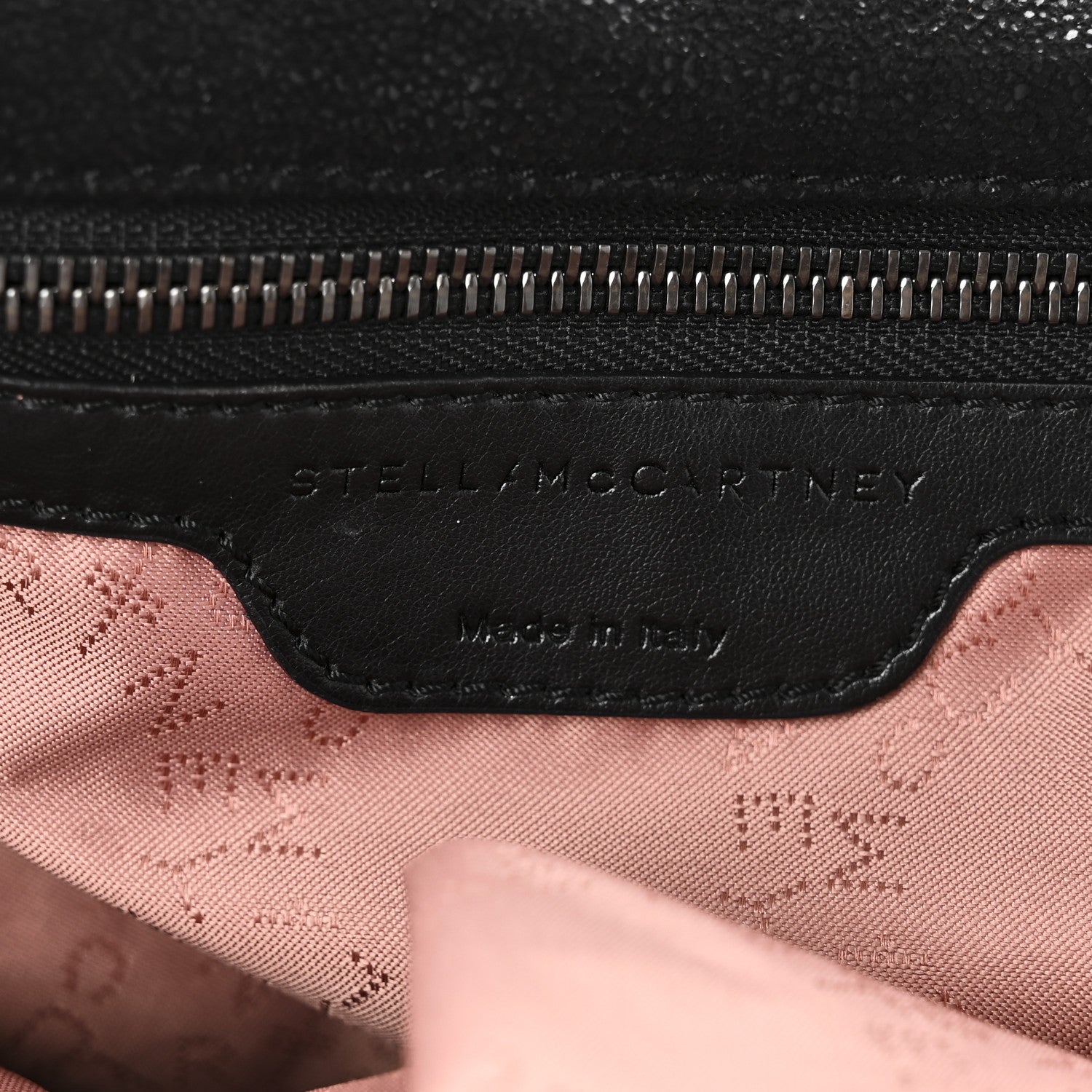 Stella McCartney Shaggy Deer Falabella Fold Over Tote Black 6 of 9