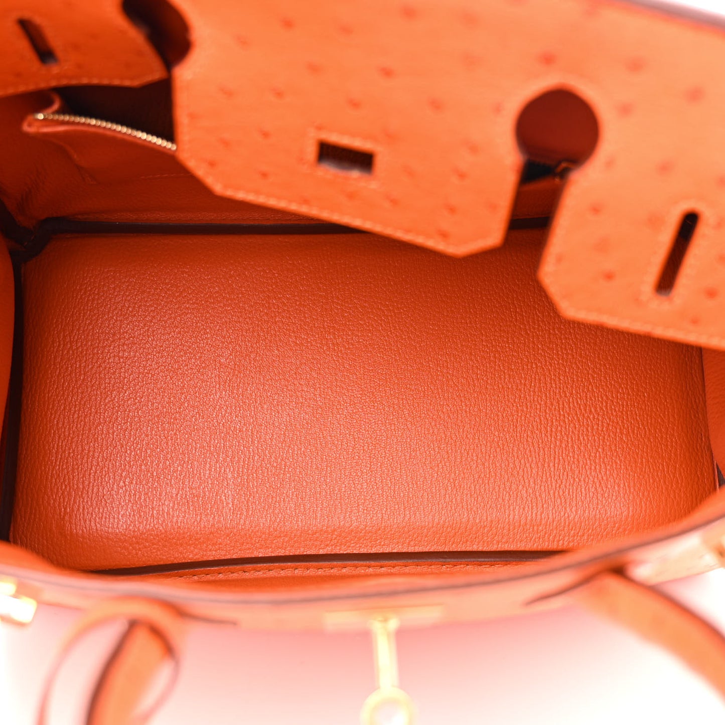 Ostrich Birkin 30 Orange