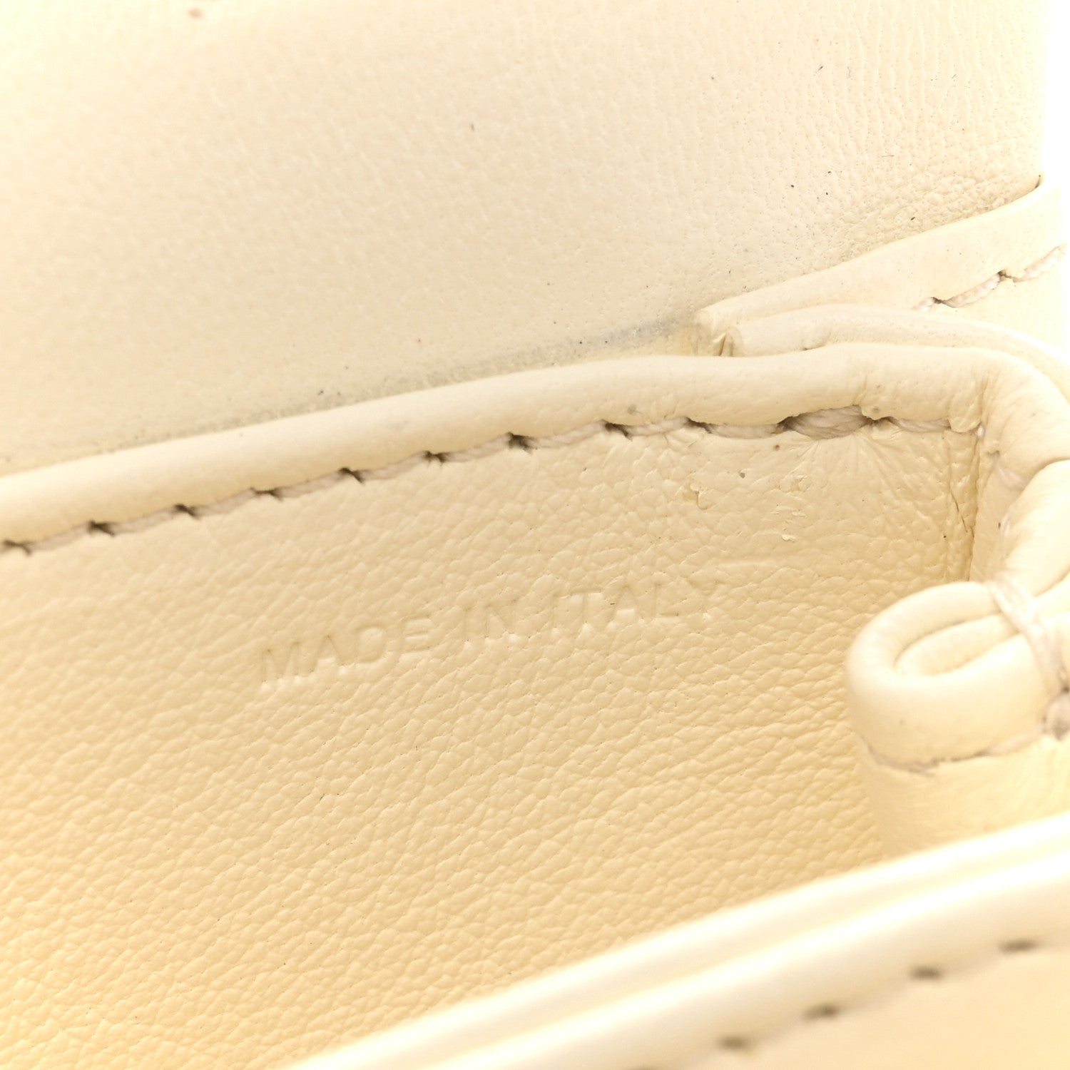 Valentino Garavani Nappa Micro One Stud Chain Bag Ivory 7 of 10